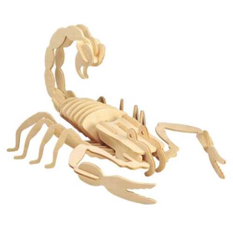 Woodcraft Holzpuzzle 3D Skorpion
